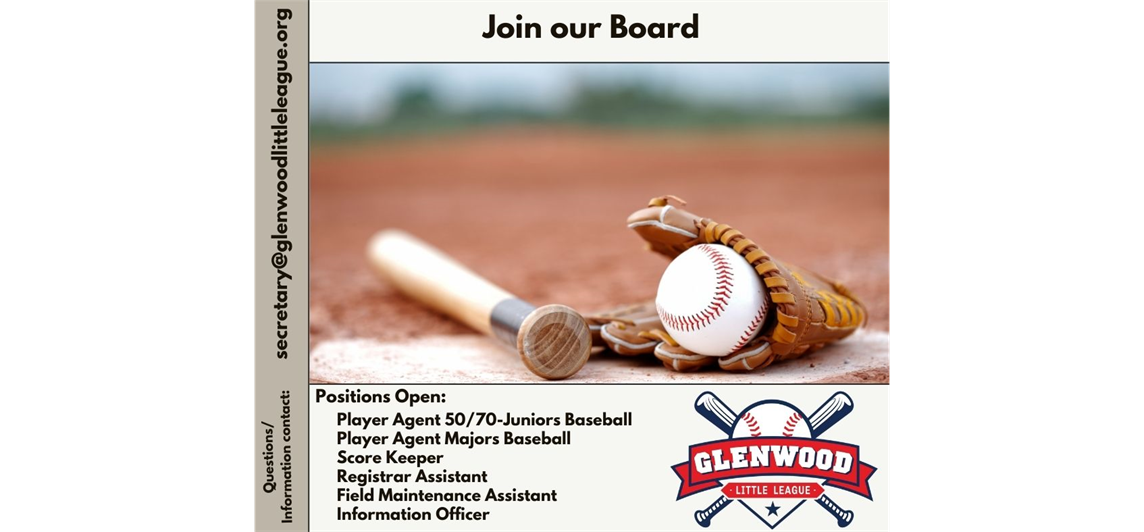 Board Openings!